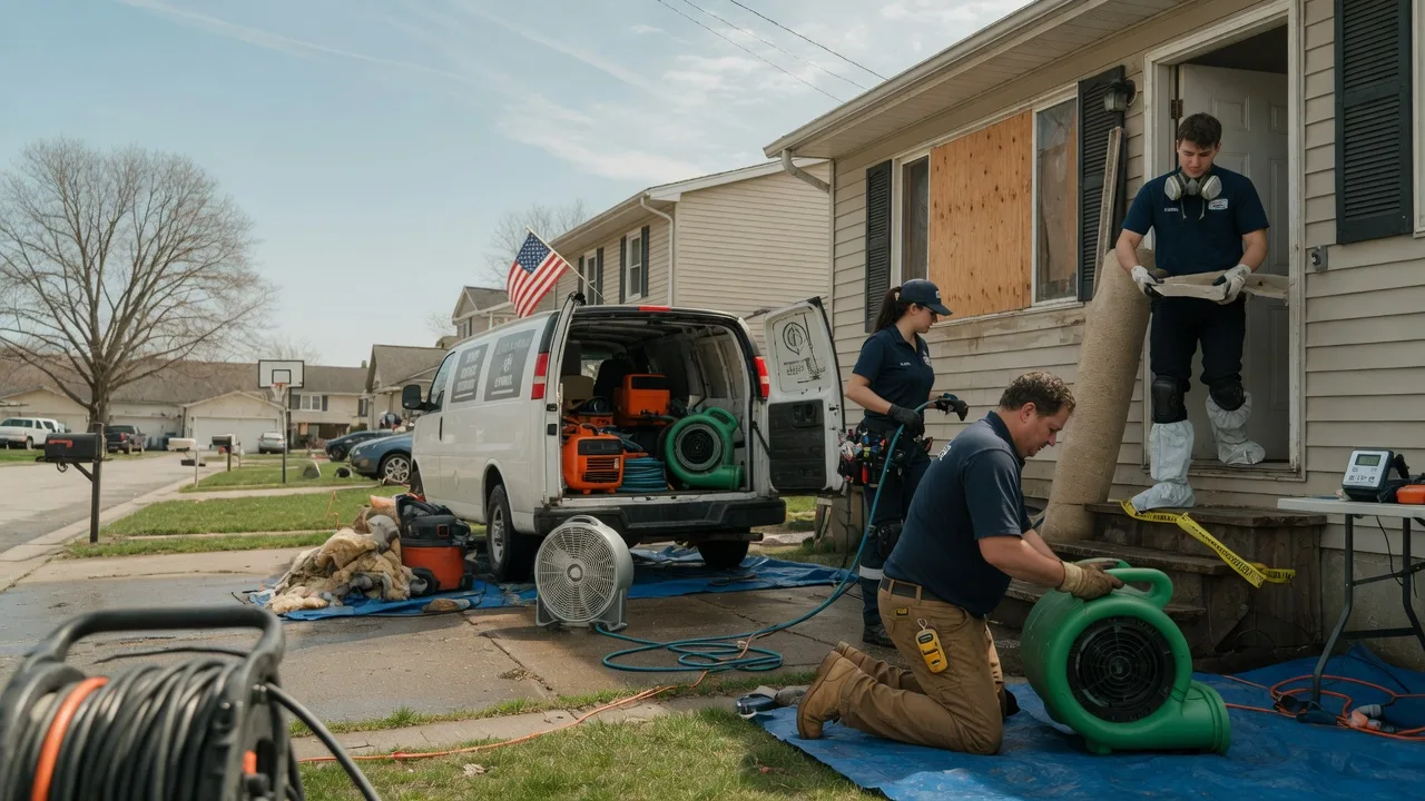 Water Damage Restoration in Sainte Marie, IL near me